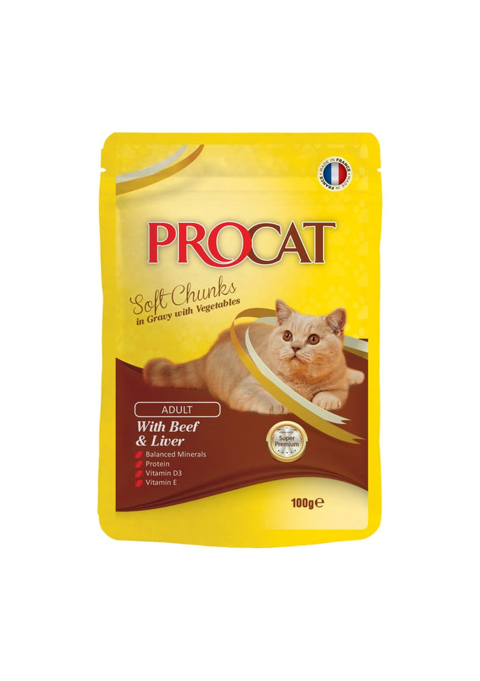 Procat Beef&Liver 100g