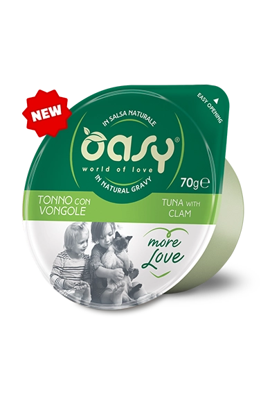 Oasy MORE LOVE • Tuna with Clam 70g