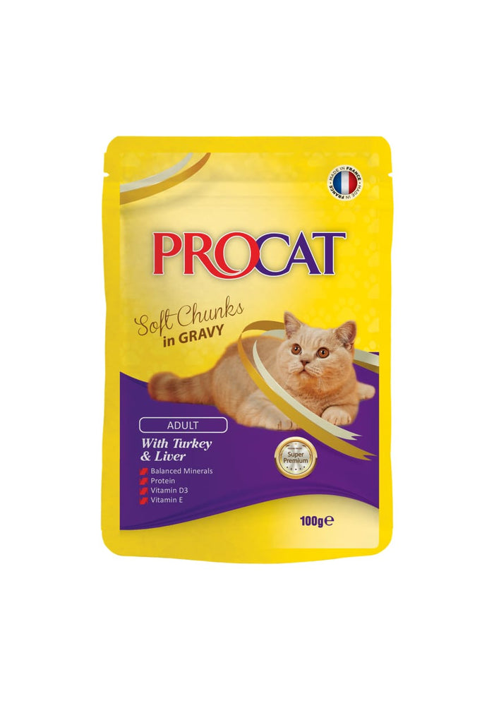 Procat Turkey&Liver 100g