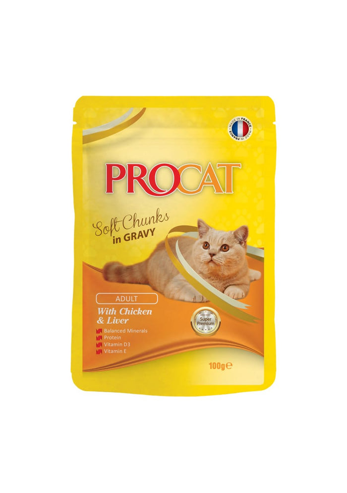 Procat Chicken&Liver 100g