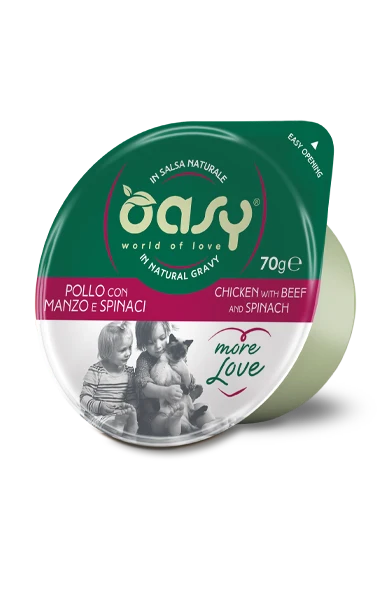 Oasy MORE LOVE • Chicken with Beef and Spinach