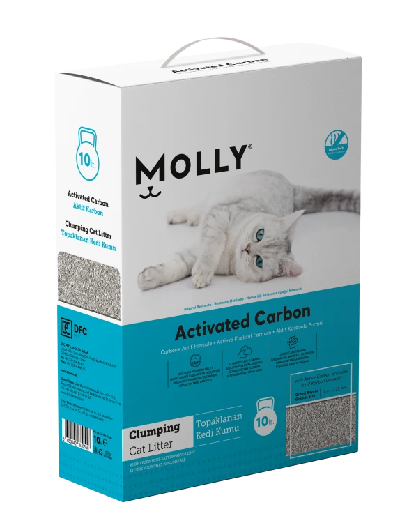 Molly Cat Litter Active Carbon 10L