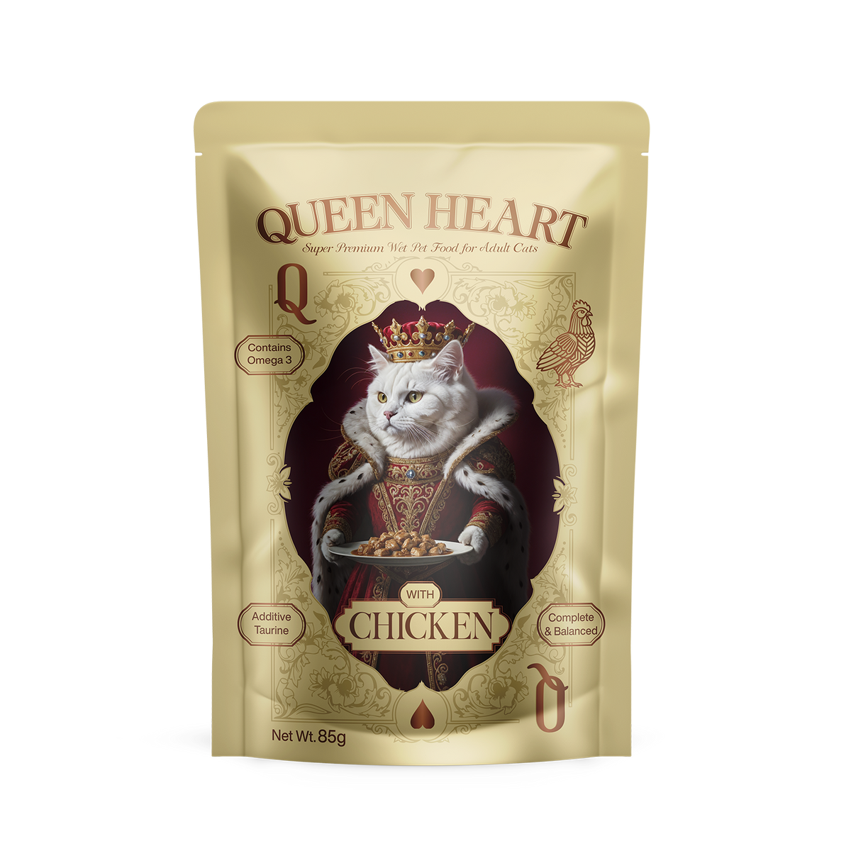 Queen Heart With Chicken