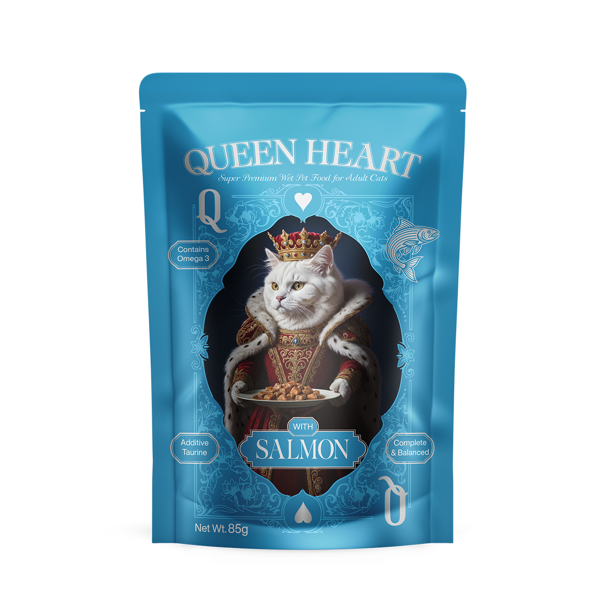 Queen Heart With Salmon