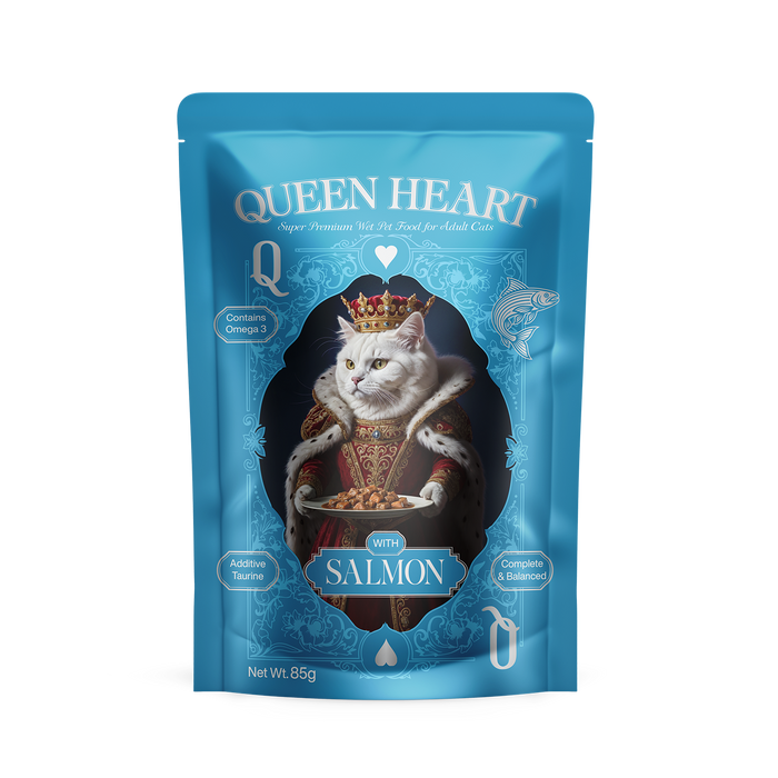Queen Heart With Salmon