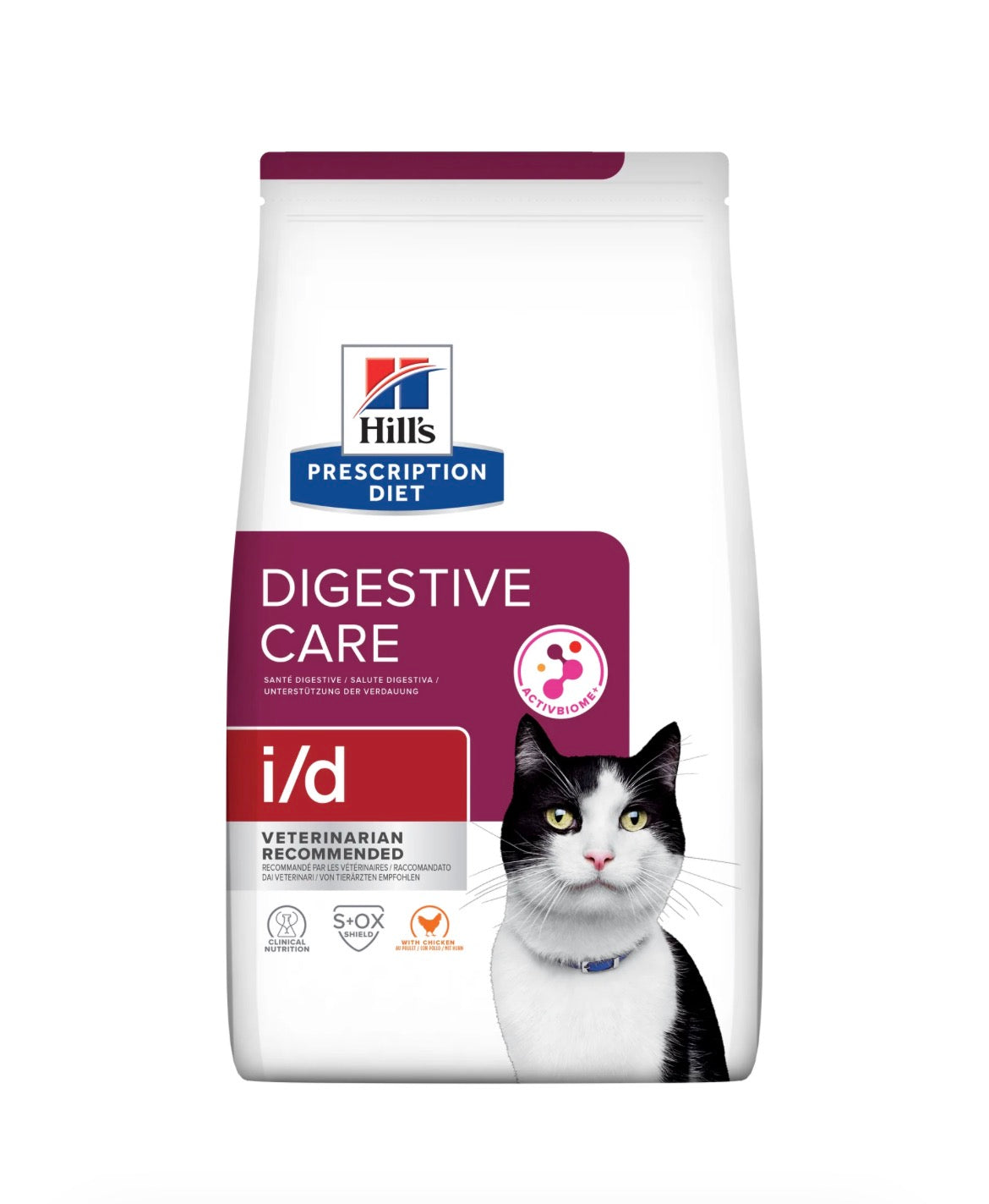 Hill's Prescription Diet i/d Digestive Care Cat Dry Food Chicken Flavour 1.5KG