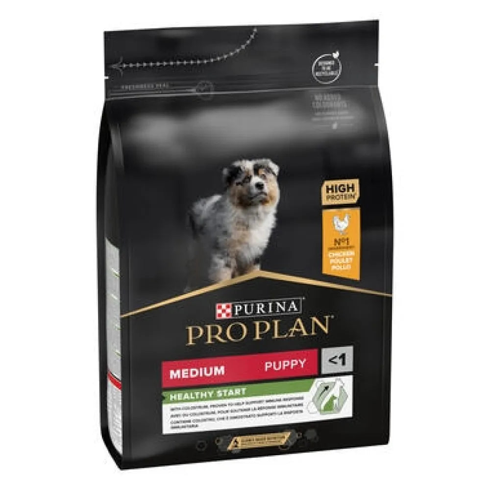 Purina Pro Plan Healthy Start Medium Puppy, Dry Dog food with Chicken (3KG)