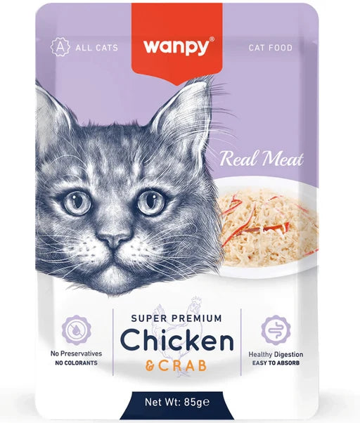 Wanpy Chicken&Crab 85g