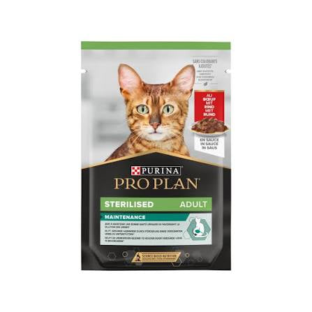 Pro Plan Sterilised With Beef 85g