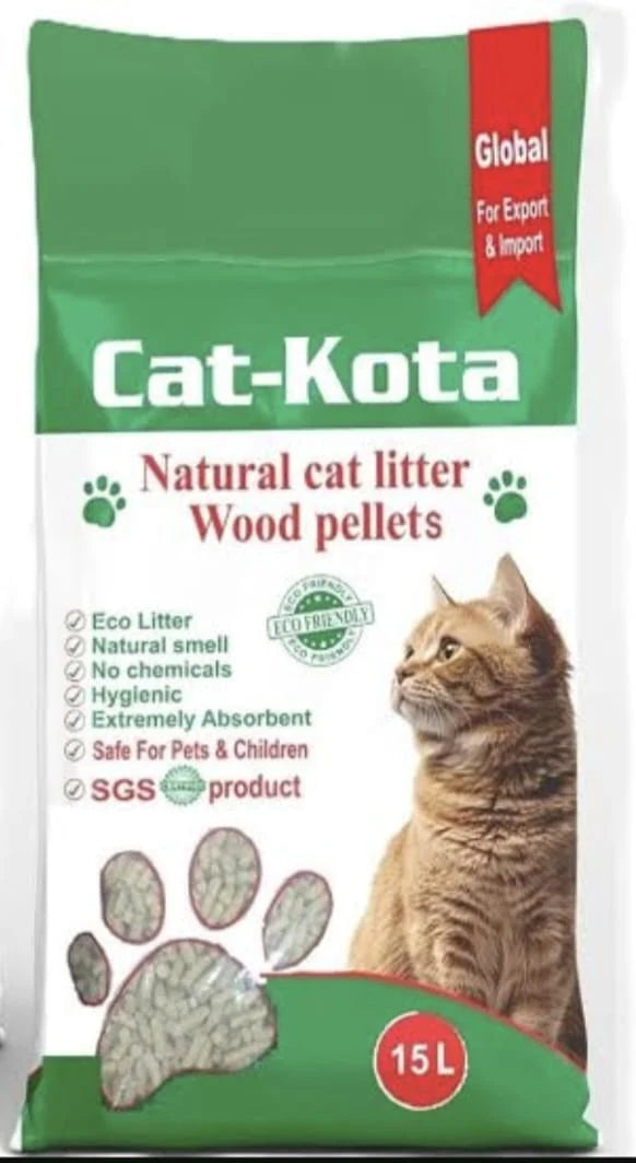 Cat Kota Wood Pellets 15L