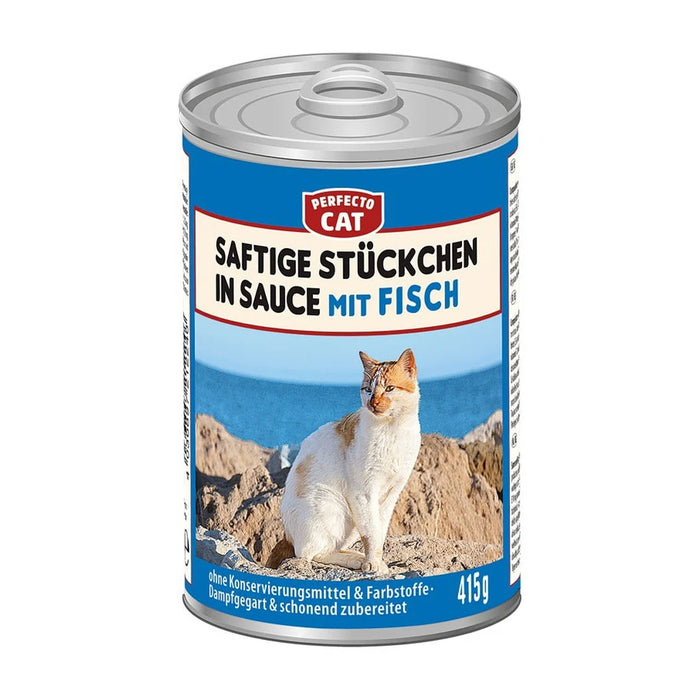 Perfecto Cat Chunks With Fish 415g