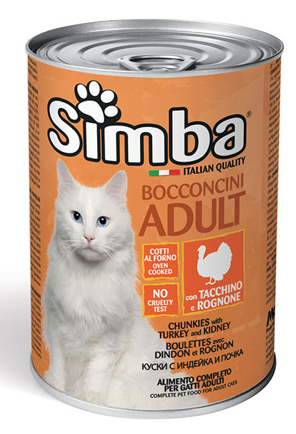 Simba Cat Chunkies with Turkey and Kidney 415g