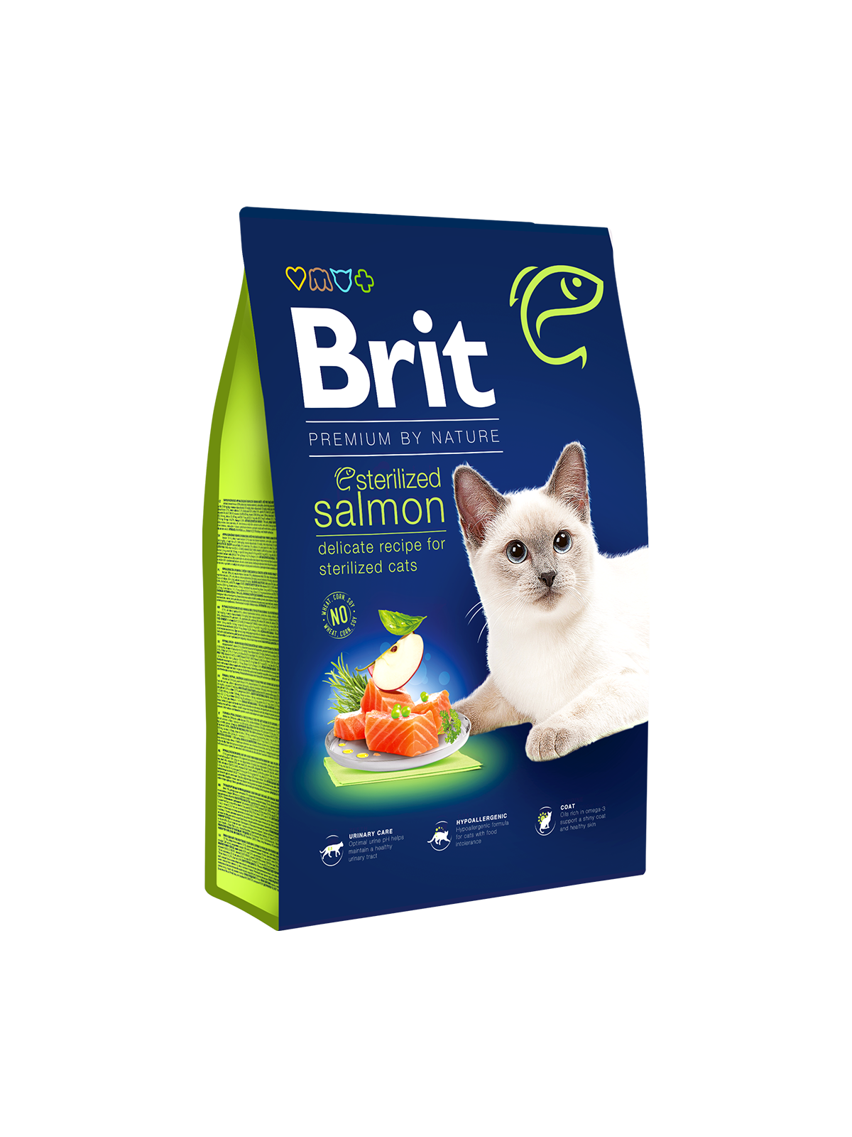 Brit Premium by Nature Cat Sterilised Salmon 1.5KG